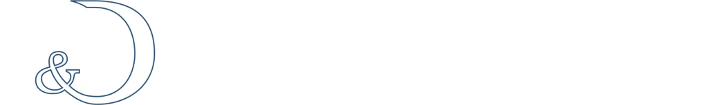 Ampersand and D monogram from the Danziger & De Llano, LLP logo