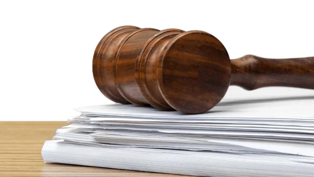Legal documents for asbestos lawsuit in Texas