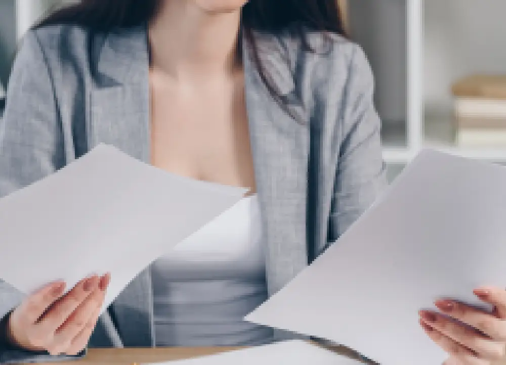 Comparing documents side by side to evaluate compensation options