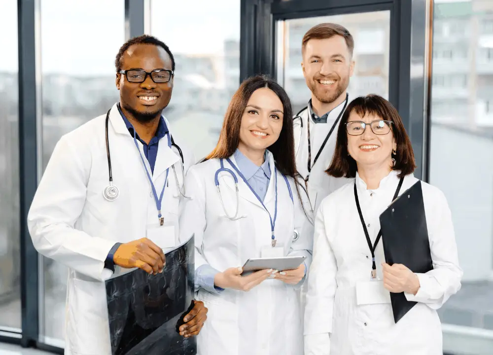 Multidisciplinary mesothelioma care team including oncologists surgeons and specialists